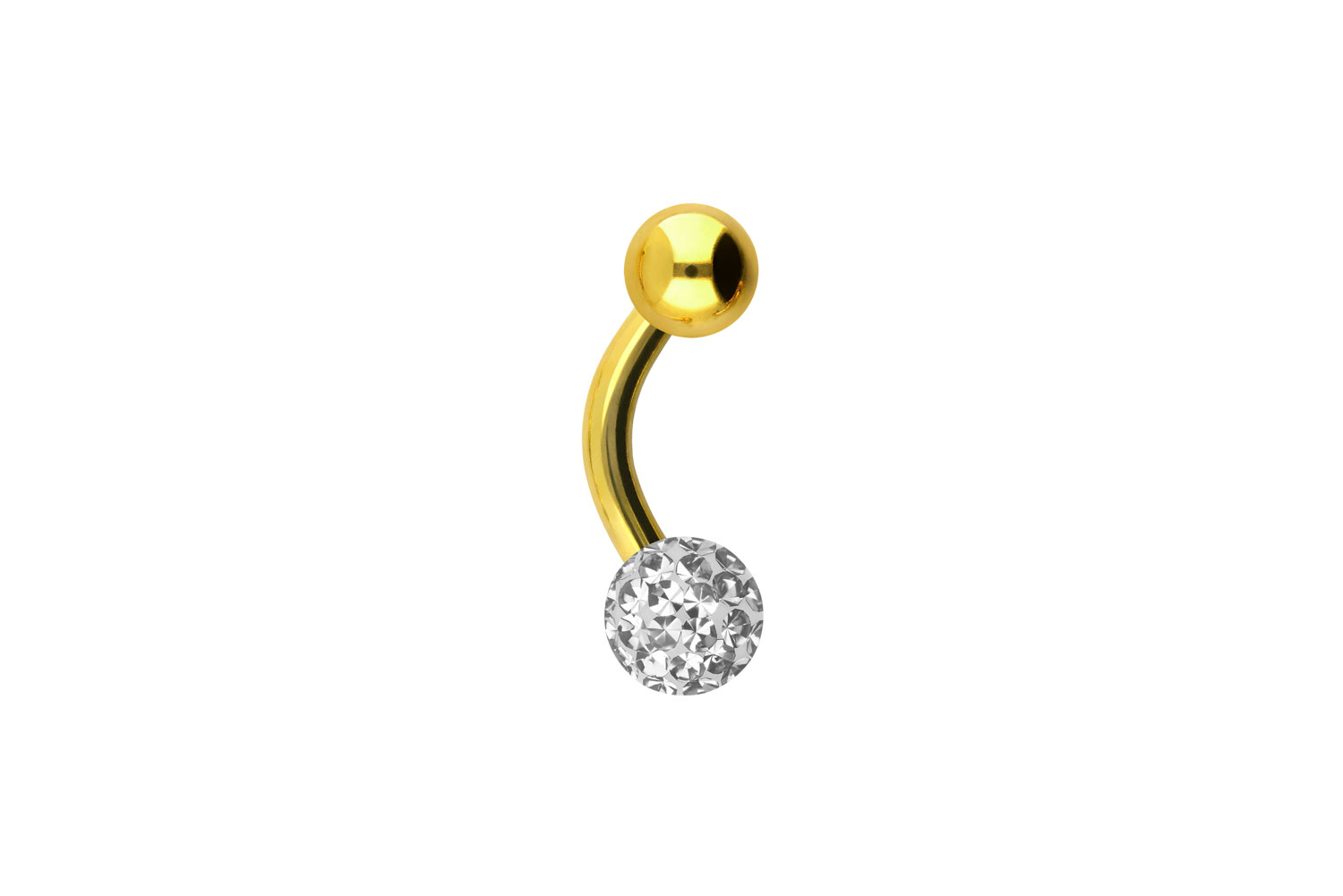 Titan Mini Bananabell Piercing EPOXY- + TITAN-KUGEL